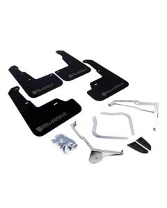 Rally Armor Black Mud Flap With Grey Logo and Altered Font Subaru WRX|STI 2015-2021- RALL-MF32-UR-BLK/GRY-X