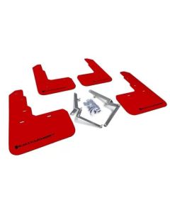 Rally Armor Rally Mud Flap Set Red With Black Logo Honda Civic Type R 2017-2021- RALL-MF47-UR-RD/BLK