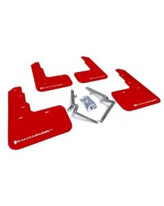 Red Rally Armor Mud Flaps for Honda Civic Type R 2017-21