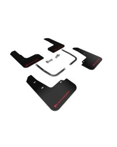 Rally Armor Black Mud Flap With Red Logo Hyundai Veloster Turbo-R 2019-2021- RALL-MF58-UR-BLK/RD