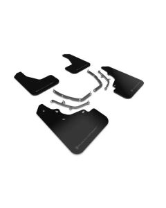 Rally Armor Black Mud Flap With Dark Grey Logo Mazda 3 GT Sport Hatch 2019-2021- RALL-MF61-UR-BLK/DGRY