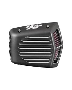 K&N Street Metal Intake System for 01-16 Harley Davidson Softail/Dyna - Shaker Black - RK-3950
