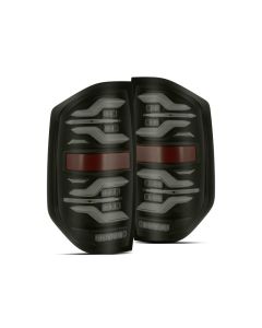 AlphaRex 14-21 Toyota Tundra LUXX LED Taillights Blk w/Activ Light/Seq Signal - 672040