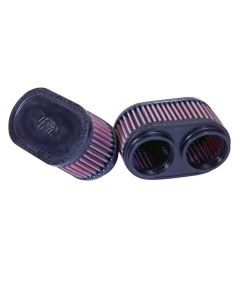 K&N Filter Universal Filter 2 3/4 inch Dual Flange GSXR Oval (2/Box) - RU-2922