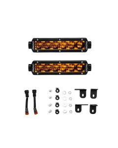 Rigid Industries 2022+ Toyota Tundra 6in SR-Series Selective Yellow Fog Light Kit - 37201
