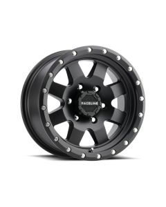 Raceline 935B Defender 18x9in / 6x139.7 BP / -12mm Offset / 107.95mm Bore - Satin Black Wheel - 935B-89060-12