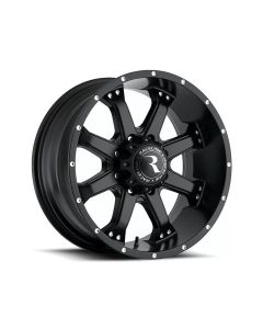 Raceline 991B Assault 18x9in / 8x165.1 BP / 18mm Offset / 125.2mm Bore - Satin Black Wheel - 991B-89080+18