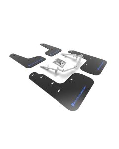 Rally Armor Black Mud Flap with Blue Logo Honda Civic Civic EX | EX-L | LX (Hatchback) 2017-2021- RALL-MF71-UR-BLK/BL