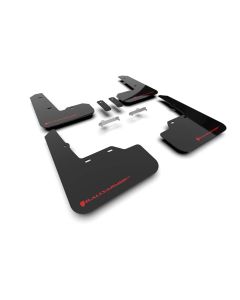 Rally Armor Black UR Mud Flap with Red Logo Subaru WRX 2022+- RALL-MF92-UR-BLK/RD