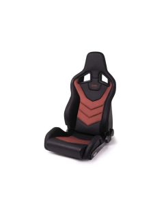 Recaro Sportster GT Left Seat Vinyl | Red Suede- 410.1GT.3164