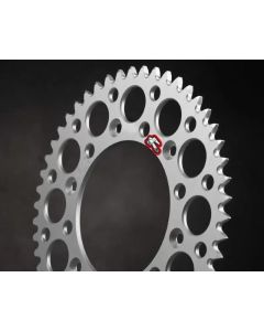 Renthal 20-23 Kawasaki KLX 230/ R/ S Rear Grooved Sprocket - Silver 520-45P Teeth - 112U-520-45GESI