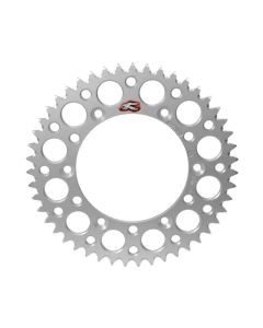 Renthal 89-01 Suzuki RM 80/ 2002 Yamaha YZ85 Rear Grooved Sprocket -Silver 428-48P Teeth - 121U-428-48GPSI
