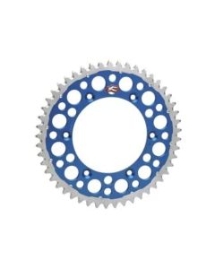 Renthal 99-05 Yam YZ125/G-250F/ YZ400-450/ 88-89 Honda XR 250R Rear Twinring - Blue 520-48P Teeth - 1500-520-48GPBU