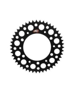 Renthal 84-24 Honda CR 125R-500R/CRF 450L/250R/450RL/RX/X Rear Grooved Sprocket - Blk 520-51P Teeth - 154U-520-51GRBK