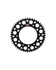 Renthal 20-24 Husq TC250/TX350/FC450/KTM 250-450 SX/XC/SX-F Rear Grvd Sprocket - Blk 520-48P Teeth - 224U-520-48GPBK
