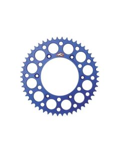 Renthal 2017/20-23 Husqvarna FE 250/ 350/ 450 Rear Grooved Sprocket - Blue 520-52P Teeth - 224U-520-52GPBU