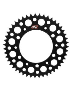 Renthal 14-23 KTM 250F/R-350 Freeride/ E-SX/E-XC/E-XC NG Rear Grvd Sprocket - Black 520-48P Teeth - 441U-520-48GPBK