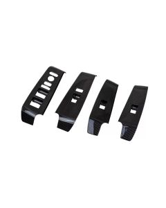 Revel GT Dry Carbon Window Switch Panel Cover 2023+ Honda Civic Type-R - 4 Pieces - 1TR4GT0DH02