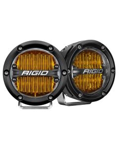 Rigid Industries 360-Series Pro 4 Sae Fog Lights Selective Yellow Pair- RIGI-36121