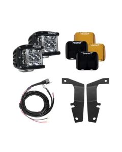 Rigid Industries 10-20 Toyota 4Runner A-Pillar Light Kit w/D-SS Flood - 46703