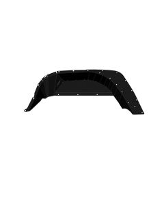 Road Armor 18-21 Jeep Gladiator JL Stealth Rear Fender Liner Body Armor - Black Steel - 520LFRSB