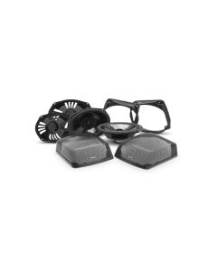 Rockford Fosgate 1998-2013+ Harley Davidson Motorcycle Saddlebag Audio Kit - TMS69BL9813