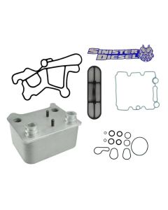 Sinister Diesel 03-07 Ford Powerstroke 6.0L Oil Cooler Kit (Includes Gaskets & O-Rings) - SD-OC-6.0