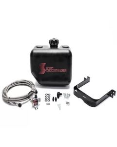Snow Performance Water Tank Upgrade 2.5gal Braided SS Line w/Bracket/Solenoid/Hose/Fittings - SNO-40014-BRD