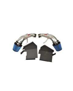 Injen 14 Infiniti Q50 3.7L V6 Polished Dual Short Ram Intake w/ MR Techn and Heat Shields - SP1999P