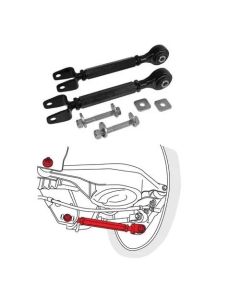 SPC Performance 09+ Nissan 370Z / 08-13 Infiniti G37 Rear Adjstbl Camber Arms w/Toe Cams&Lock Plates - 72262