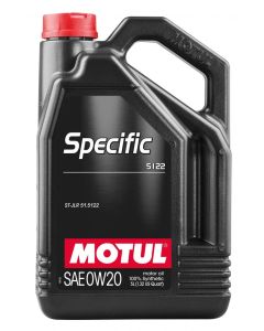 Motul 5L OEM Synthetic Engine Oil ACEA A1/B1 Specific 5122 0W20 - 107339