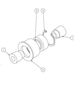 SPL Parts 90-00 BMW 3 Series (E36/E46) Rear Knuckle Bushings - SPL RKB E36