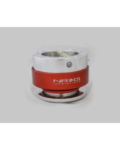 NRG Quick Release - Silver Body/ Red Chrome Ring - SRK-100RD