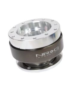 NRG Quick Release Gen 2.0 - Silver Body / Chrome Ring SFI Spec 42.1 - SRK-200-1SL