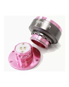 NRG Quick Release Gen 2.0 Pink Body Titanium Chrome Ring- NRG-SRK-200PK