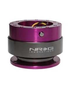 NRG Quick Release Gen 2.0 Purple Body Titanium Chrome Ring- NRG-SRK-200PP