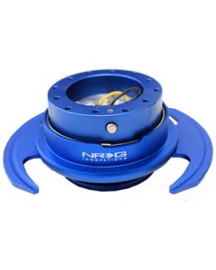 NRG Quick Release Kit Gen 3.0 - Blue Body / Blue Ring w/Handles - SRK-650BL