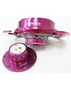 NRG Quick Release Kit Gen 3.0 - Purple Body / Purple Ring w/Handles - SRK-650PP