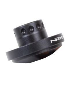 NRG Short Spline Adapter - Polaris RZR / Ranger (Secures w/OEM Lock Nut / Fits Quick Lock) - Black - SRK-RZRLH