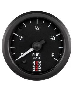 AutoMeter Gauge FLevel ProStpr 52mm Blk 280ohm Prgrm- AUTO-ST3315
