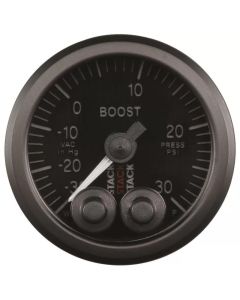 Autometer Stack Instruments 52mm -30INHG To +30PSI Pro Control Boost Pressure Gauge - Black - ST3512