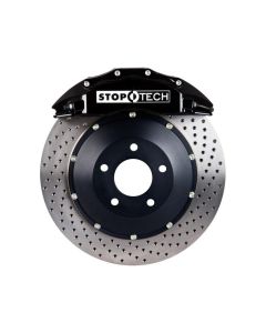 StopTech Big Brake Kit, Black Caliper, Drilled Two-Piece Rotor, Front Front