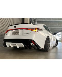 LEXON - Rear Under Diffuser (FRP) - Lexus IS 300 / 350 (2021+) - LEIS024