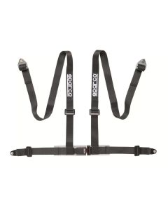 Sparco Belt 2 Inch Black 4Pt Bolt-In - 04604BV1NR