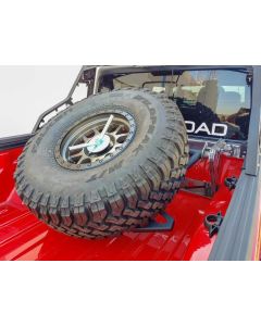 DV8 Offroad 2019+ Jeep Gladiator In-Bed Adjustable Tire Carrier - TCGL-01