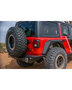DV8 Offroad 2018+ Jeep Wrangler JL Tailgate Mounted Tire Carrier - TCJL-01