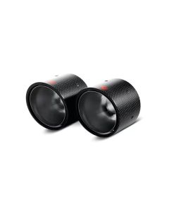 Akrapovic 07-14 MINI Cooper S (R56) / Cooper S Cabrio (R57) Tail Pipe Set (Carbon) - TP-MINR56/57-CA