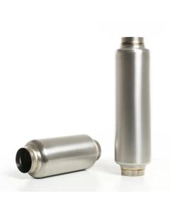 Ticon Industries 17in OAL 3.0in In/Out Ultralight Titanium Muffler - 116-07623-0000
