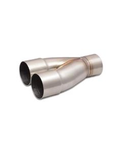 Vibrant 2-1 SS Merge Collectors (2-1/2in Inlet Slipover ID 2-1/2in Outlet OD) - Sold Individually - 10357
