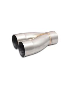 Vibrant 2-1 SS Merge Collectors (3in Inlet Slipover ID 3in Outlet OD) - Sold Individually - 10360